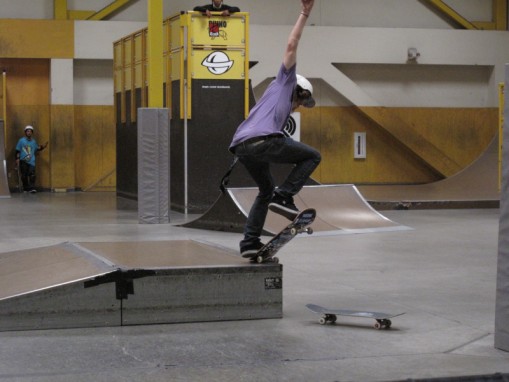 Taylor Orman poppin' a fakie B/S Nosegrind.