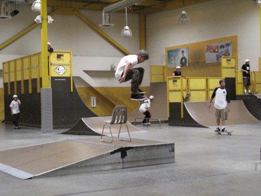 Steve Shipler got mad bunny hop skills.
