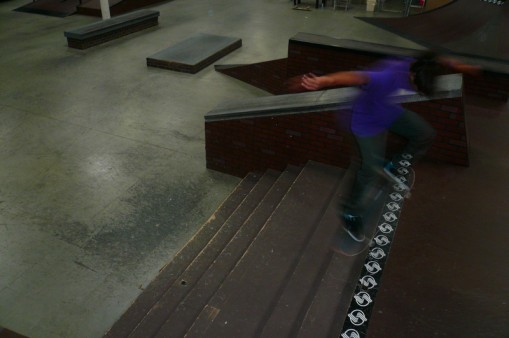 Here's my wanna be photo sequence of Jake Chough popping a Nollie B/S 180.