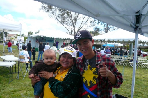 Willy, Jr, Auntie Ceferina & me.