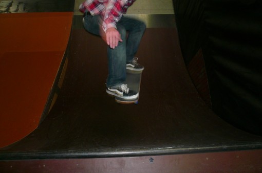 Andrew Sprigle bunny hopping.